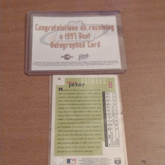 Autographed Baseball Cards - Picture 2 of 4